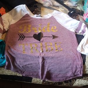 3/4 sleeve Maid of Honor shirt.